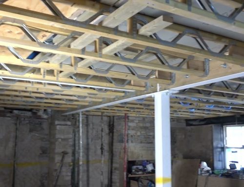 Video: New Ceiling in Bar Area. March 2022