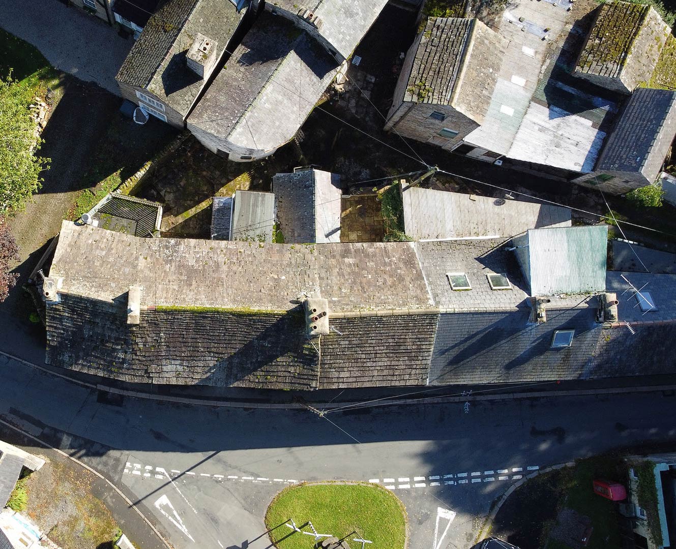 George & Dragon Inn,  Garrigill - Aerial View October 2022